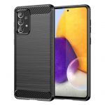 Tagakaaned Hurtel Carbon Case Flexible TPU cover for Samsung Galaxy A73 black