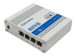 Ruuterid Teltonika Industrial Router RUTX10 802.11ac, 867 Mbit/s, 10/100/1000 Mbit/s, Ethernet LAN (RJ-45) ports 4, 1, Bluetooth LE