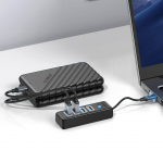 &Uuml;leminek Orico  Black \ 3 ports