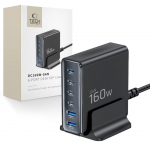 Kaabel Tech-Protect  Tech-Protect DC160W-GAN 6-Port 160W Wall Charger - Black