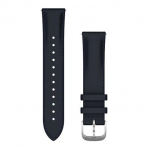 Rihm Garmin Quick Release Bands (20 mm) Navy italian leather, silver hardware