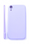 Tagakaaned Evelatus Apple iPhone XR Soft Touch Silicone Case with Strap Purple