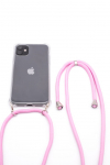 Tagakaaned Evelatus Apple iPhone 7/8/SE2020/SE2022 Silicone Transparent with Necklace TPU Strap Transparent