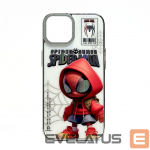 Tagakaaned iLike Apple iPhone 13 PC Silicone Case Spider Sense White Red