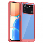 Tagakaaned Hurtel  Outer Space Case silicone case for Xiaomi Poco M4 Pro 5G - red
