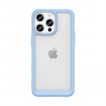 Tagakaaned Hurtel  Reinforced case with flexible frame for iPhone 15 Pro Outer Space - blue