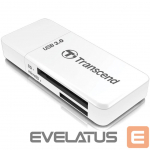 Muu arvutitarvik Transcend MEMORY READER FLASH USB3.1/WHITE TS-RDF5W