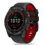 Rihm Tech-Protect  Tech-Protect IconBand Pro Strap for Garmin Fenix 3 / 5X / 3HR / 5X Plus / 6X / 6X Pro / 7X - Black/Red
