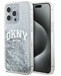 Tagakaaned DKNY Apple iPhone 15 Pro 6.1 hardcase Liquid Glitter Big Logo Black