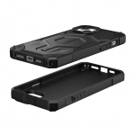 Tagakaaned Urban Armor Gear  UAG Urban Armor Gear case MONARCH PRO compatible with MagSafe for IPHONE 15 Plus carbon fiber