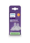 PHILIPS AVENT 8421 pudelilutt Natural, keskmise vooga 2tk SCY963/02