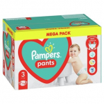 PAMPERS P&uuml;ksid Suurus 3, 128 tk, M&auml;hkmed, 6kg-11kg, 81748921