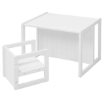 ROBA laste tool ja laud ROTATING SEATING FURNITURE, White, 450002WE