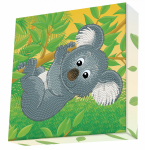 DOTZ BOX Loovuskomplekt teemantmaal coala climb 22x22cm, 11NDBX022