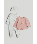 MOTHERCARE sipup&uuml;ksid, kampsun ja m&uuml;ts, AV43101 62 cm