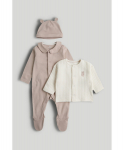 MOTHERCARE kombinezons, džemperis un cepurīte, AV49101 62 cm