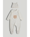 MOTHERCARE zīdaiņu kombinezons, cepure, AW61401 62 cm