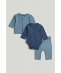 MOTHERCARE jakk, bodi ja p&uuml;ksid, AX37001, 86 cm
