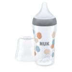NUK pudel silikoonist lutiga PERFECT MATCH, Flower, M, 260 ml, SD102