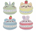 pehme loomakujuline makroon, 23cm, assortii, 456333