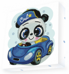 DOTZ BOX Loovuskomplekt teemantmaal cool car 22x22cm, 11NDBX038