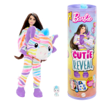BARBIE Cutie Reveal unistuste seeria &uuml;llatusnukk Sebra, HRK39