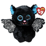 TY BEANIE BOO pl&uuml;&scaron;&scaron; m&auml;nguasi must nahkhiir BATRICK, 15 cm, TY37349
