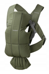 BabyBj&ouml;rn Baby kandekott Mini Woven, Dark green 021040