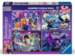 RAVENSBURGER PUZZLE pusle KPOP Demon Hunters 4x100tk., 12004757