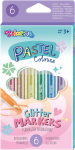 COLORINO Pastelsed s&auml;delevad markerid 6 tk, 82565PTR