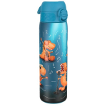 ION8 Lekkekindel Slim veepudel, roostevaba teras, Dinosauruse B&auml;nd, 600 ml, I8SS600PBDINOB