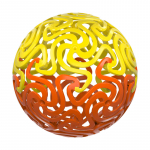 WABOBA Brain 3D pusle ja pall &uuml;hes , asst, W93