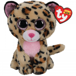 TY Beanie Boos leopard LIVVIE pruun ja roosa, TY36490