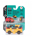 QUURIO FLIP AND GO 2-in-1 eris&otilde;iduk Front Loader & Fire Engine, EU463875-14