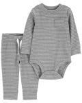 CARTER'S pikkade varrukatega body ja p&uuml;ksid, 1R543510 69-72 cm