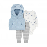 CARTER'S vest, pikkade varrukatega bodi ja retuusid, 1R722610 69-72 cm