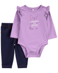 CARTER'S pikkade varrukatega body ja p&uuml;ksid, 1R722710 69-72 cm