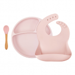 MINIKOIOI n&otilde;ude komplekt BLW II, 6m+, Pinky Pink, 101070020