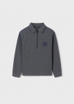 MAYORAL pikkade varrukatega polo s&auml;rk 7F, gravel, 7183-11