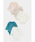 MOTHERCARE pikkade varrukatega bodi 5 tk., FC111