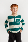 COCCODRILLO long sleeved t-shirt ACADEMY BOY KIDS, rohelised, ZC4143101ABK-011-122, 122 cm