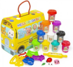 COCOMELON 8 plastiliini Mega Dough Bus, 96-0023-A