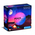 CLEMENTONI PEACE PUZZLE pusle T&auml;histaeva unen&auml;gu, 500 tk, 35527