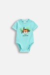 COCCODRILLO pikkade varrukatega beež s&auml;rk TROPICAL STORY BOY NEWBORN, sinine, WC5112203TBN-013-086, 86 cm