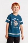 COCCODRILLO short sleeved t-shirt ACADEMY BOY KIDS, sinised, ZC4143202ABK-014-098, 98 cm