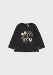 MAYORAL pikkade varrukatega t-s&auml;rk 4M, must, 2012-15