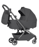 CARRELLO universaalne k&auml;ru MAGIA 2in1, Elm grey, CRL-6555