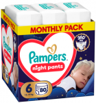 PAMPERS p&uuml;ksm&auml;hkmed Pants Night Monthly Pack, 6 suurus, 15+kg, 114 vnt., 80895139
