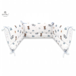 MIMINU v&otilde;revoodi pehmendus Bears blue, 360x30 cm