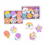 Kustutuskummide komplekt Unicorn and Candy assortii, 959317